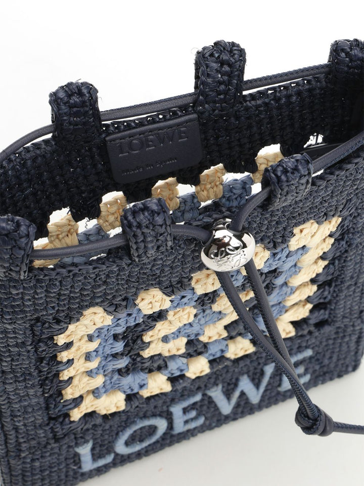 Loewe Drawstring Pocket Crossbody Bags - Blue | e5135bf34b52df6186a0b8070581a61797739838