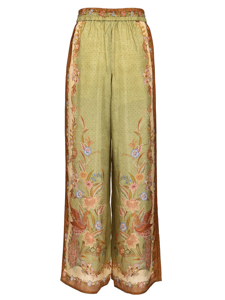 Zimmermann Indra Trousers - Multicolor | 2baf784f6a650069a1c1308fea37f9c44796b96e
