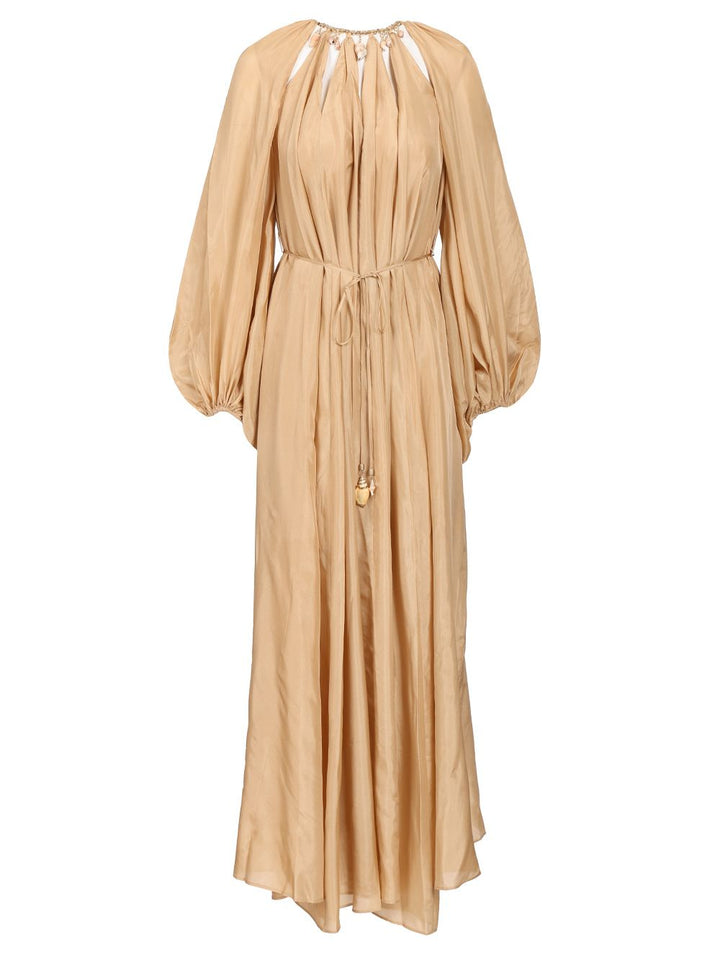 Zimmermann Mahon Maxi Dress Dresses - Beige | 09a1e1cde8f7a5a16c9504f30f74f95a3cc892aa
