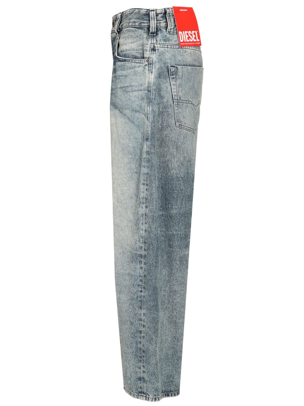 Diesel 1997 D-Enim Medium Waist Relaxed Jeans - Blue | 6009980bfd46f6785c624b2e3ac276f2bd243ccf