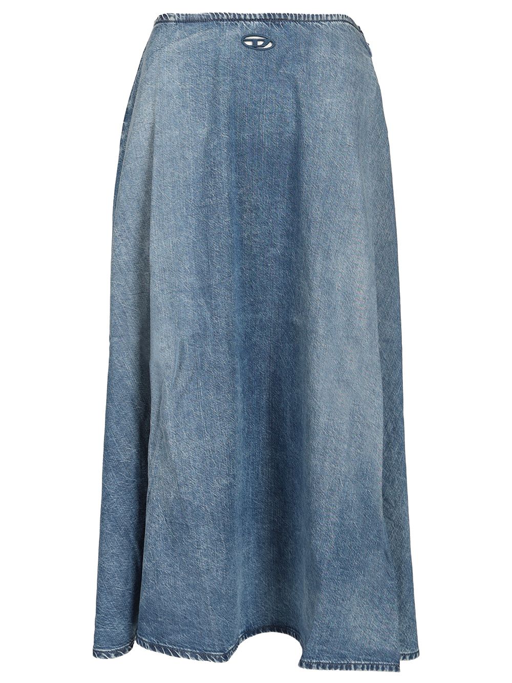 Diesel Wide Skirt In Flowing Denim Skirts - Blue | 30e03c0f0b959640d80f60a95659b41ed25f2ed2