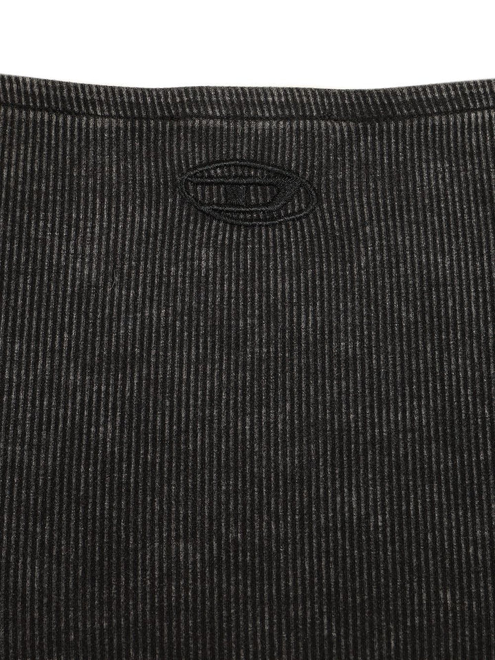 Diesel Shaded Ribbed Jersey Midi Dress Dresses - Black | 57e72537c87f0989388a38d46af2490a1f6ab399