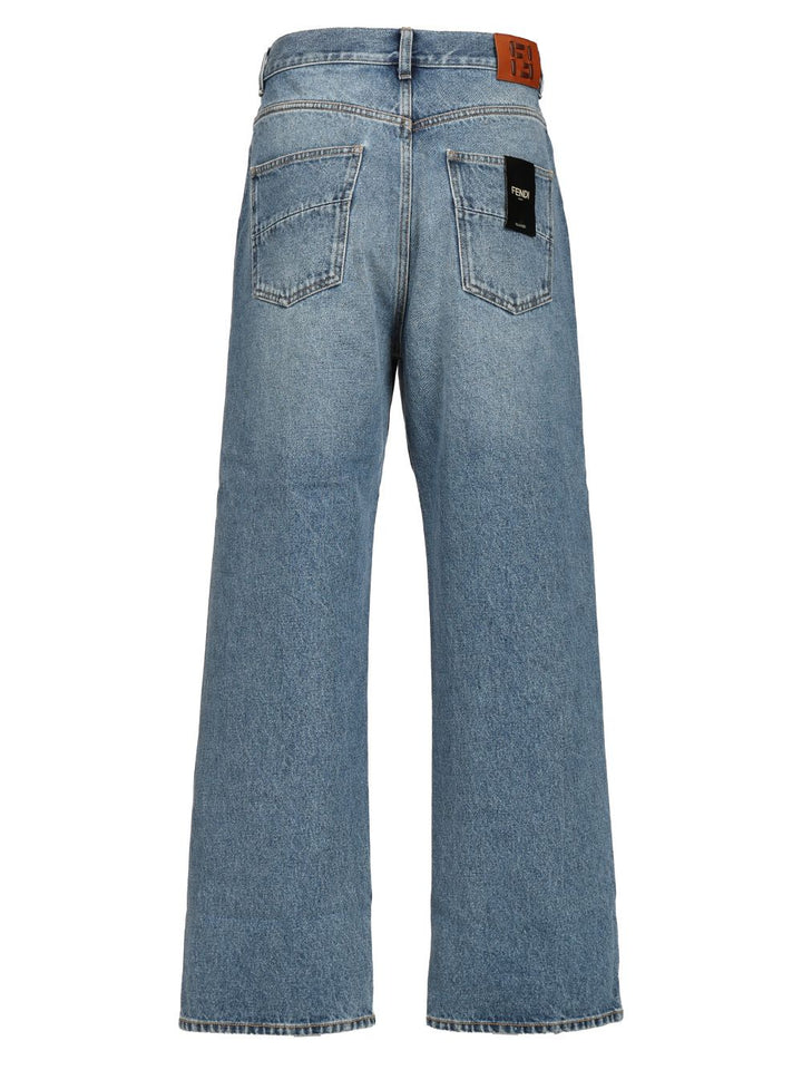 Fendi Long Jeans - Light blue | 954652083a1085b4029a9d8f11c12cff86ddf43c