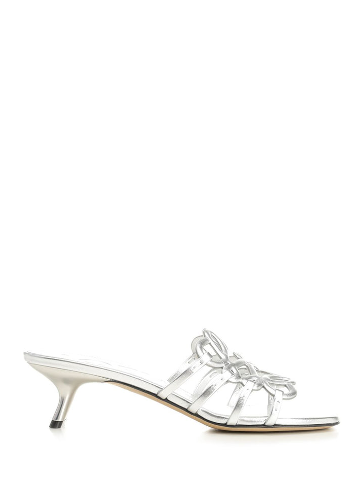 Loewe Petal Sandals - Silver | 951d8c69c14a4efe043811314039f4619d32f12a