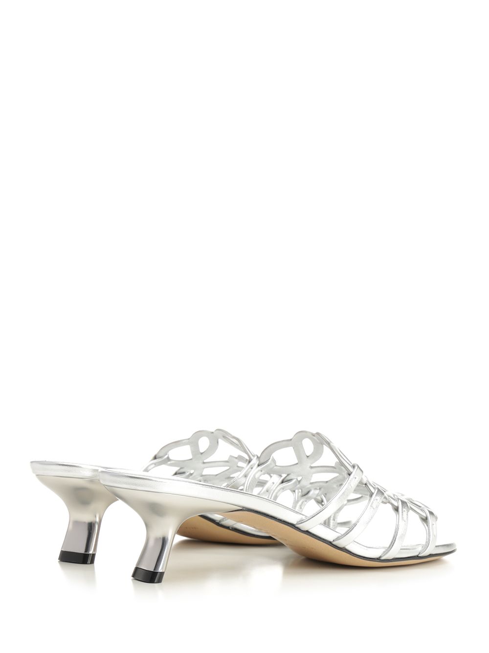 Loewe Petal Sandals - Silver | c60d1852dfefaec5d609d5d449f71c6b035abd9e