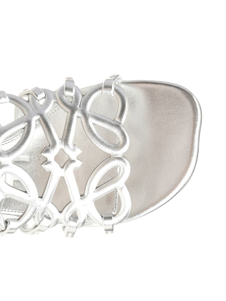 Loewe Petal Sandals - Silver | 4f7c68b0fd11b0c716f6c45bbe37d34e904cd8bb