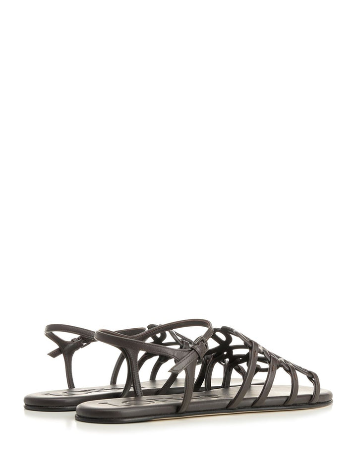 Loewe Petal Sandals - Brown | a074ec8c2cafde034c8312a4b310aaa4740d40e5