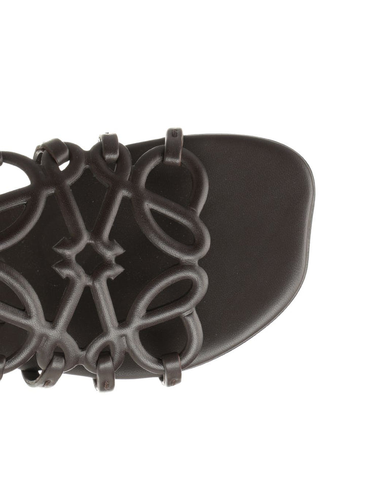 Loewe Petal Sandals - Brown | b361727966f846a3f999aea5072997d77c0f097d