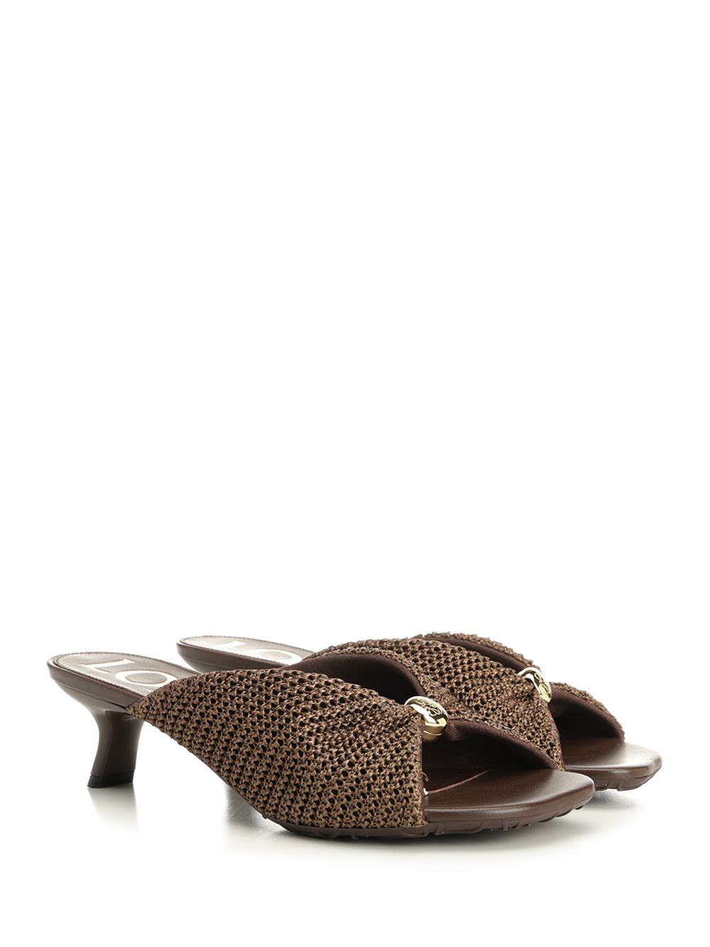 Loewe Pebble Sandals - Brown | 76ee575f3256935d12120e83b1aef7d8d65816a1