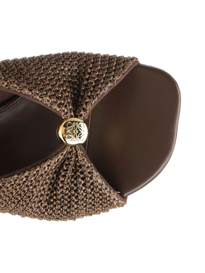 Loewe Pebble Sandals - Brown | ff30ab29c538b41c15562fbd9146d89e81e4a0df