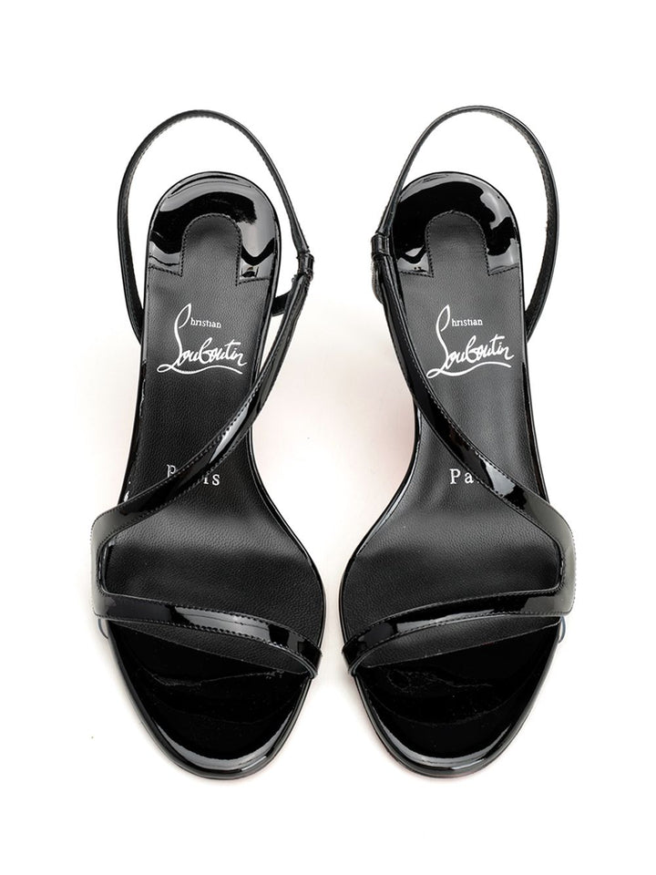 Christian Louboutin Rosa Z 80 Sandal Sandals - Black | 26bd62e80107820fc1f86f8187a1cf99d2265e59