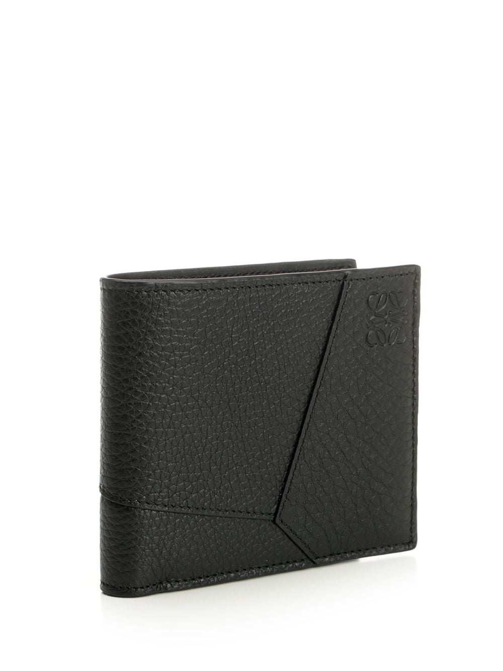 Loewe Puzzle Bifold Wallet In Grained Calfskin Wallets - Black | bf22d9033c8db8bd659a57dfd076a3054045b02d