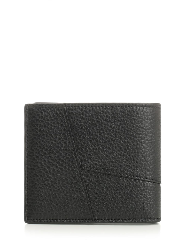 Loewe Puzzle Bifold Wallet In Grained Calfskin Wallets - Black | f9770a03900f14c8b4c1e2ee0a59e902824b856f