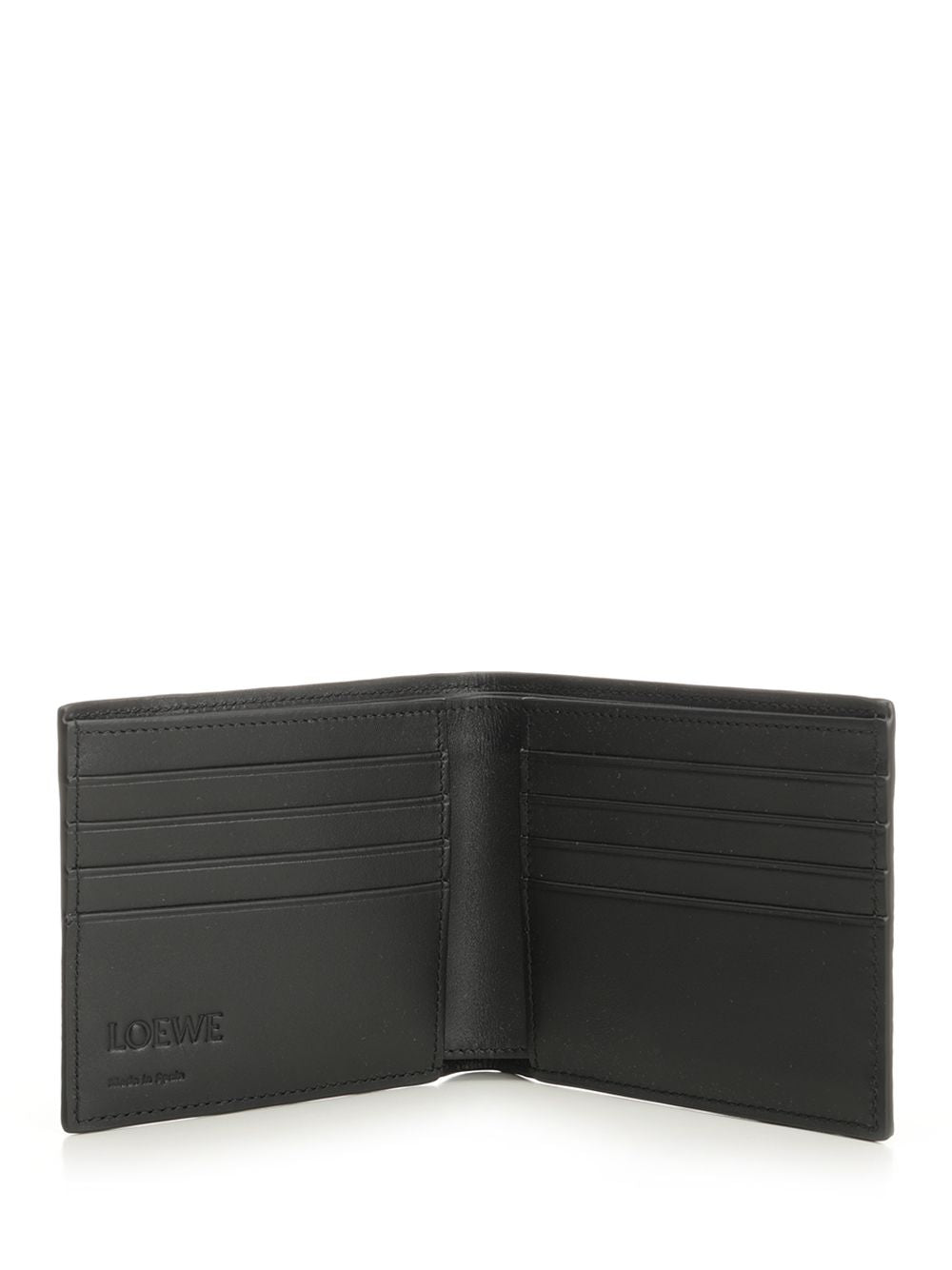 Loewe Puzzle Bifold Wallet In Grained Calfskin Wallets - Black | e5fbbbf35f61846e6342438adedc30189b8c1eee