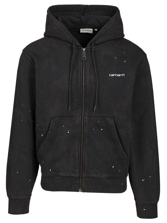 Hooded Painter Sweatshirts Black