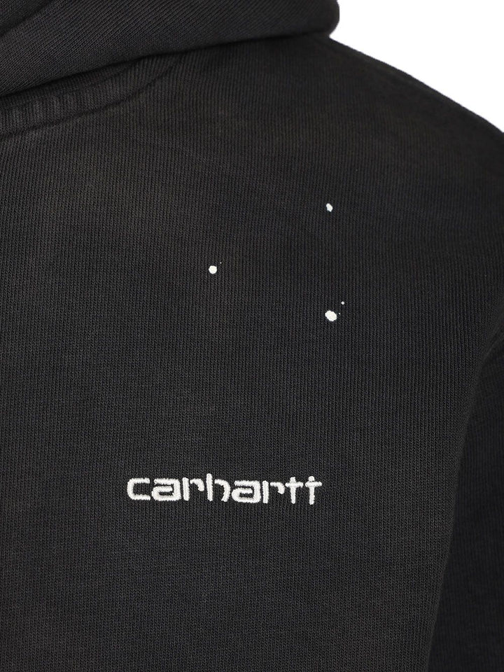 Carhartt Wip Hooded Painter Sweatshirts - Black | 9b7cfb184d87314f42960ce43b672cf45a992912