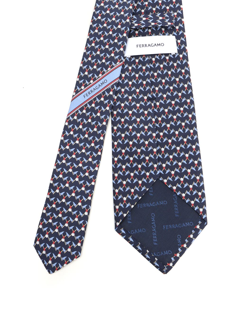 Ferragamo Club Tie Ties And Bow Ties - Blue | b4094031f7c3590e9b793aa74af2b0d896924bc5