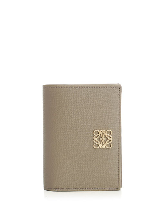 Anagram Compact Wallet Wallets Beige