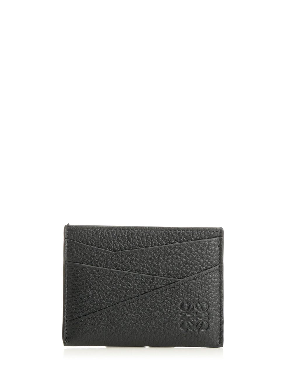 Loewe Puzzle Edge Plain Cardholder Wallets - Black | f7353470ba7cf5b91eb598ad2e9238704c4b7bf2