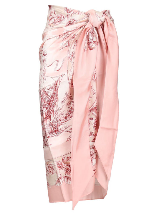 Pareo Pergamena Print Skirts Rose