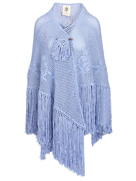 Rosa Scarves And Foulards Light Blue