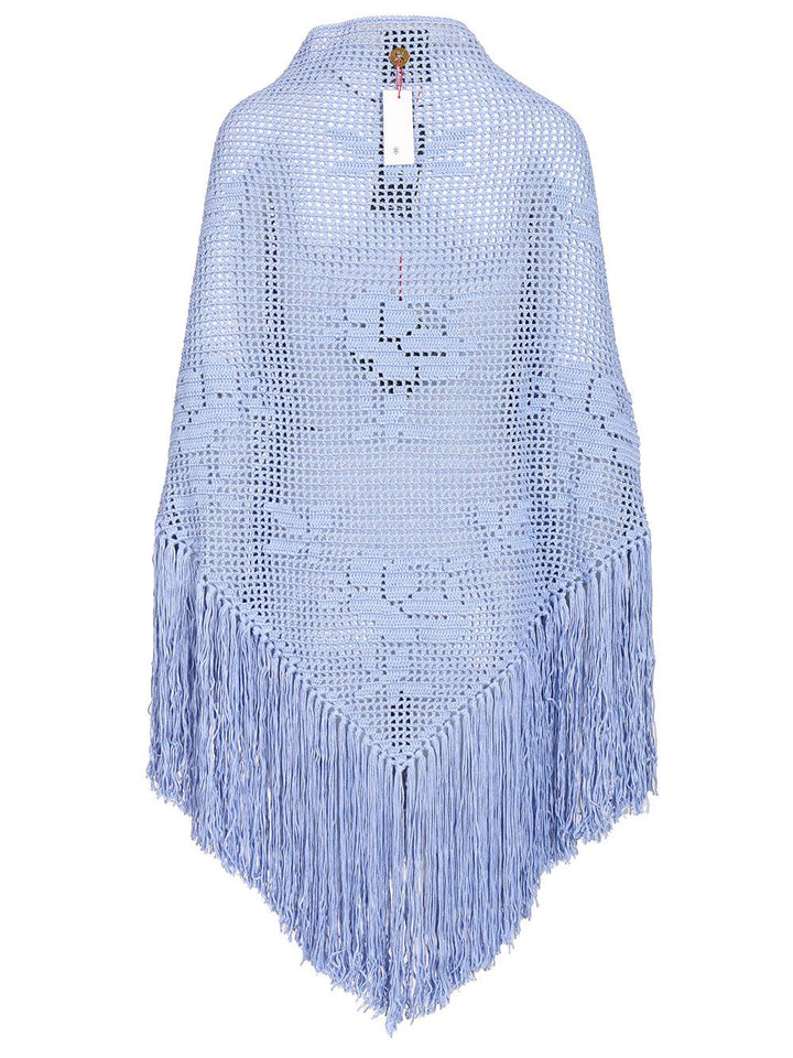 Chiarais Scialle Rosa Knitwear - Light blue | 4b06188830555aabeed10cc850fe7abe8615c018