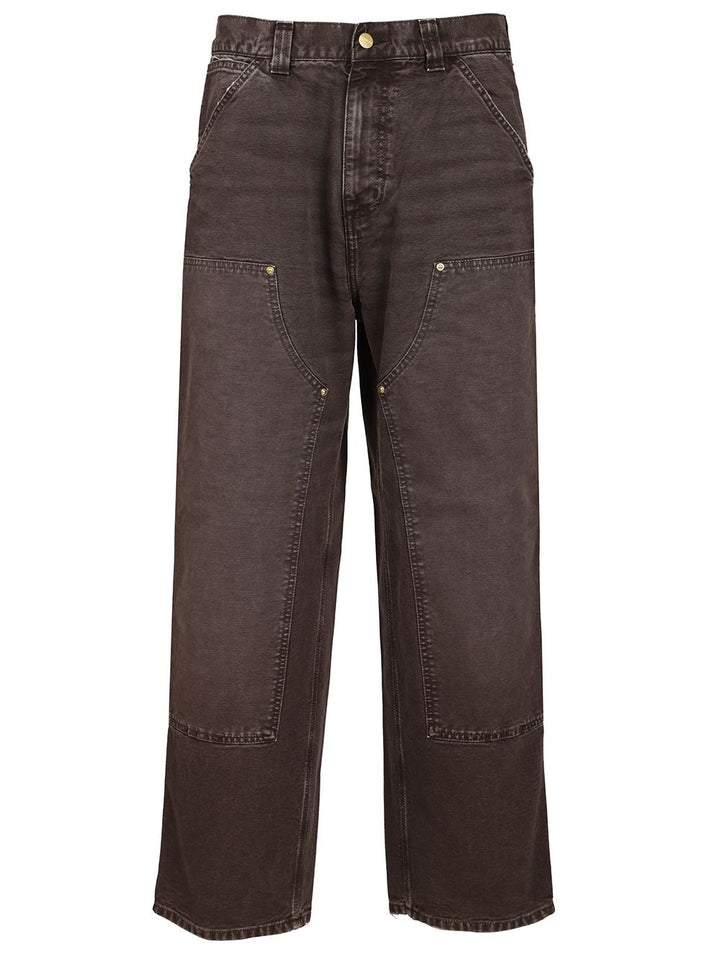 Carhartt Wip Double Knee Pants Trousers - Brown | 6288256c387f5a6d1535bb823d8baa94d47a17ab
