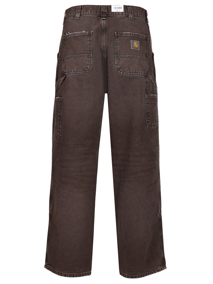 Carhartt Wip Double Knee Pants Trousers - Brown | fa0173a525fc62621cfd8e0368cdc66b1531dc13