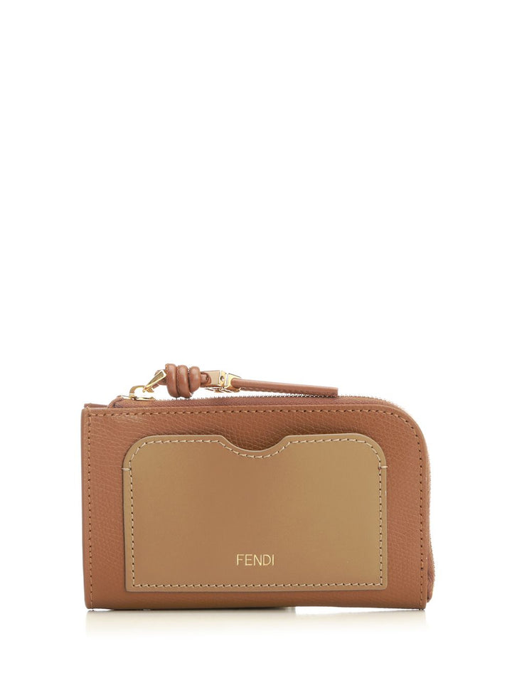 Fendi Card Holder Wallets - Beige | 1ef086102c45a5ddf6f1f178523938137777d11b