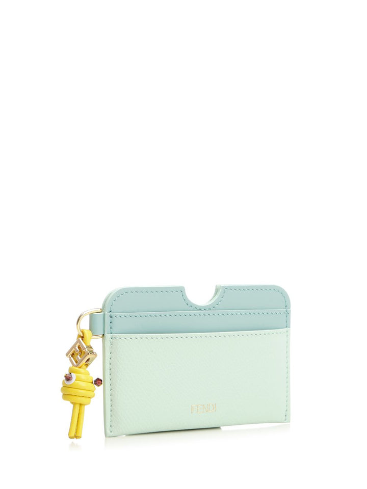 Fendi Card Case Ff Diamonds Wallets - Green | dda7abed47775c014720a69a0e1d81d5d8a2f0d2
