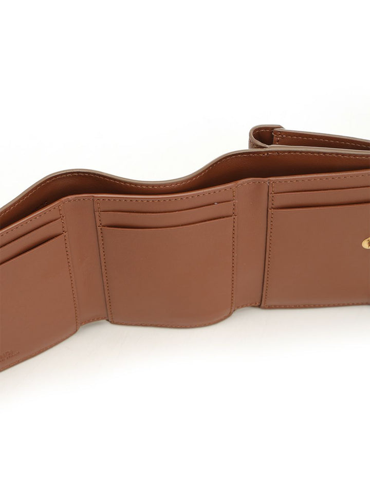 Fendi Mini Trifold Vit.King/Cruis Wallets - Brown | ee08e1fb08249ca3a114ec58c0e14d8a77a9fa78