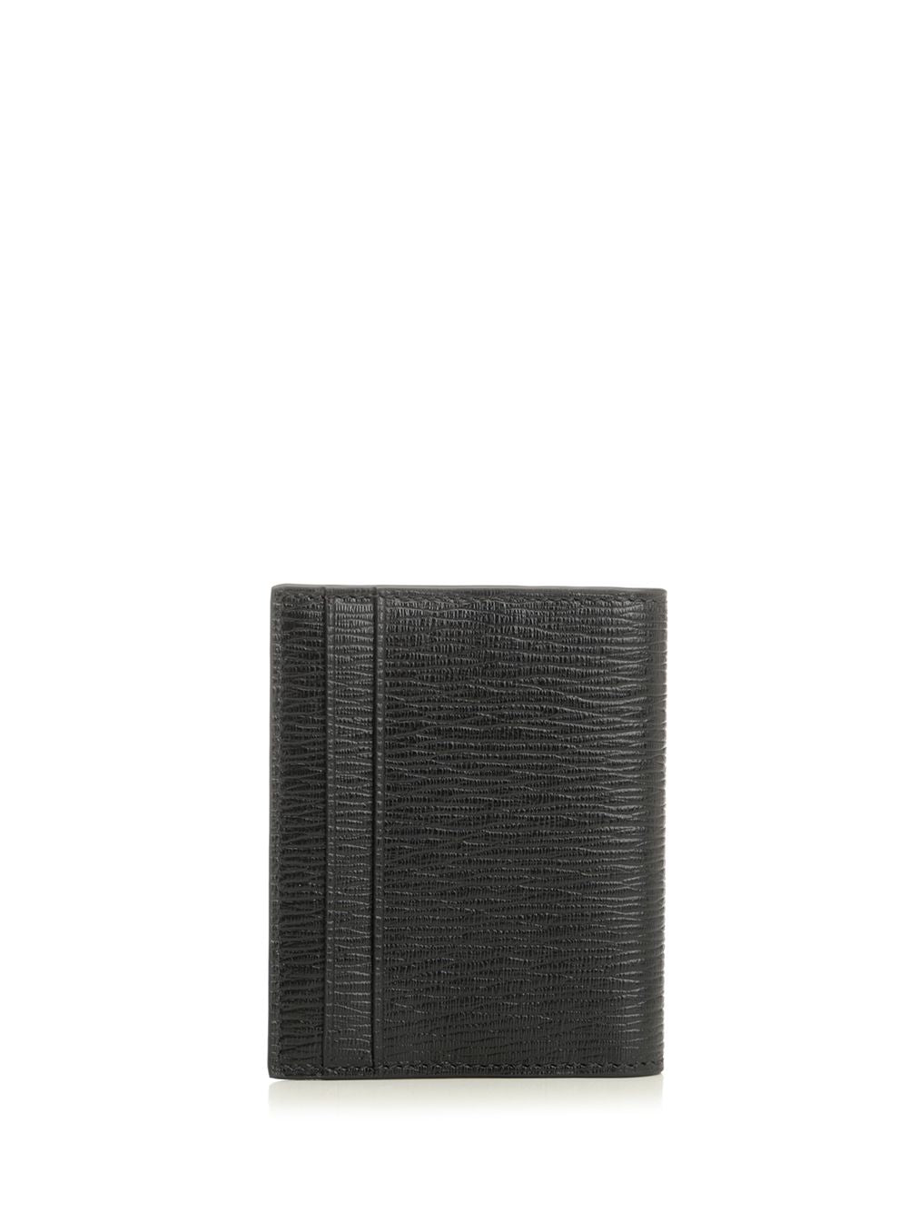 Ferragamo Gancini Credit Card Holder Wallets - Black | 4058fcca539bf98329d2f866f35915f31c7deee5