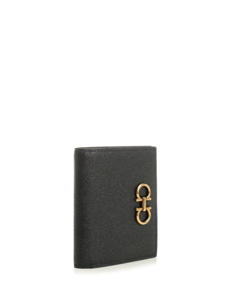 Ferragamo Gancini Wallets - Black | 9596f239155af14ed172cfaee2f50e492cb238bd