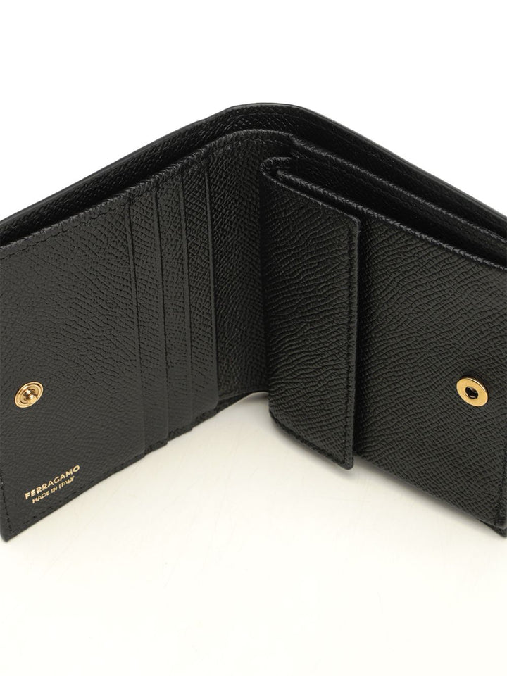 Ferragamo Gancini Wallets - Black | 0f7098e3c94102565b7caea1d0c071f5b2b85a09