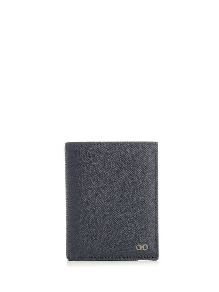 Ferragamo Mini Gancini Wallet Wallets - Blue | 35817c7cf0d9c3789701a124086a3c2e52befc0d