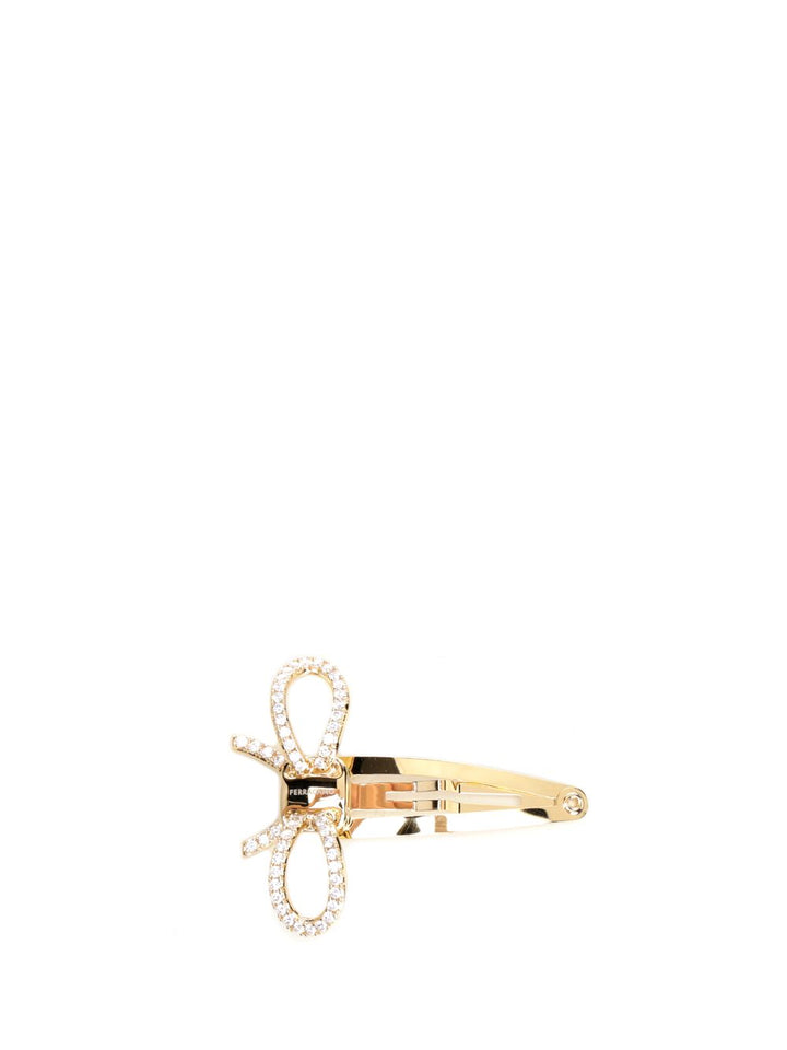 Ferragamo Bow Hair Clip Accessori per capelli - Gold | 17969ae9e3b59abfc594933117ea86f47879c19e