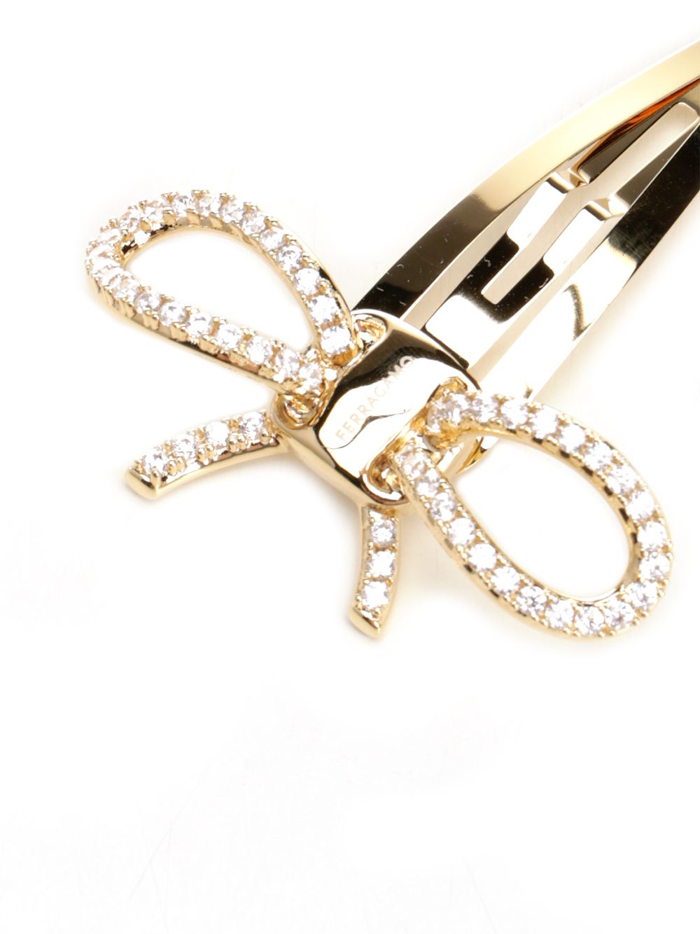 Ferragamo Bow Hair Clip Accessori per capelli - Gold | 2954e655777e0857c2ba9b8fa9f3a8c3db22a5ad
