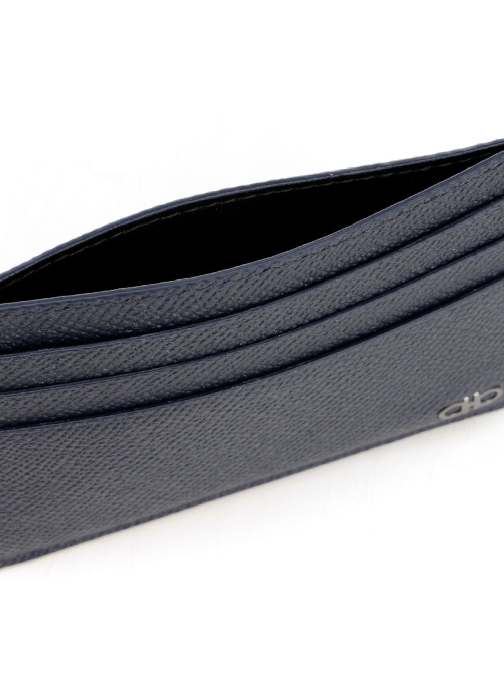 Ferragamo Gancini Credit Card Holder Wallets - Blue | d1270bb07b945cf8425c396c5ae02e95f87ebd92