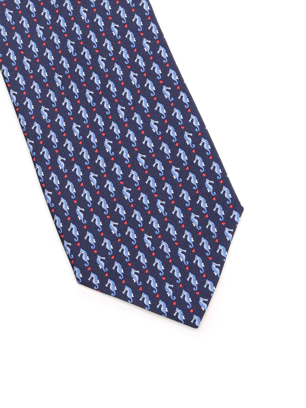Ferragamo Seahorse Ties And Bow Ties - Blue | 2afe4669caf6f613315eff89cfd8f0356df353bb