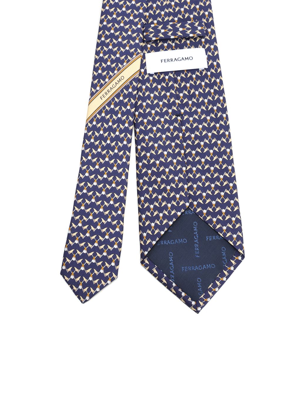 Ferragamo Club Tie Ties And Bow Ties - Blue | 3163995d2e33c0c9bb83bac1f965cd5a262731f7