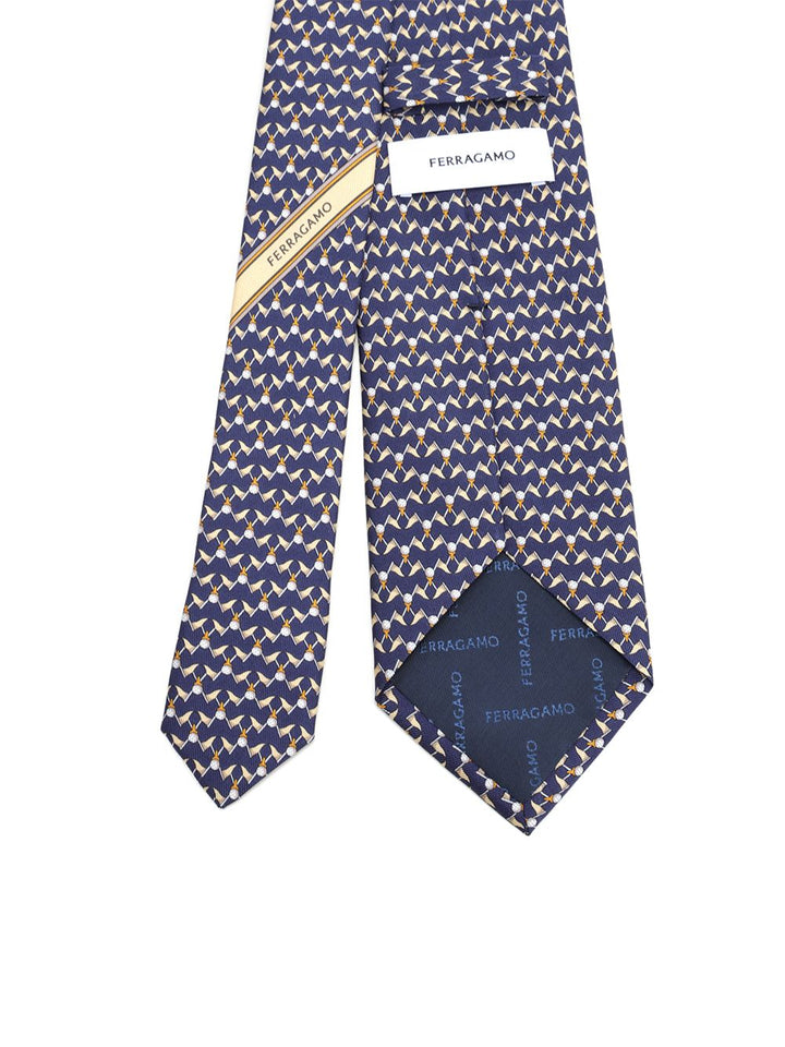 Ferragamo Club Tie Ties And Bow Ties - Blue | 3163995d2e33c0c9bb83bac1f965cd5a262731f7