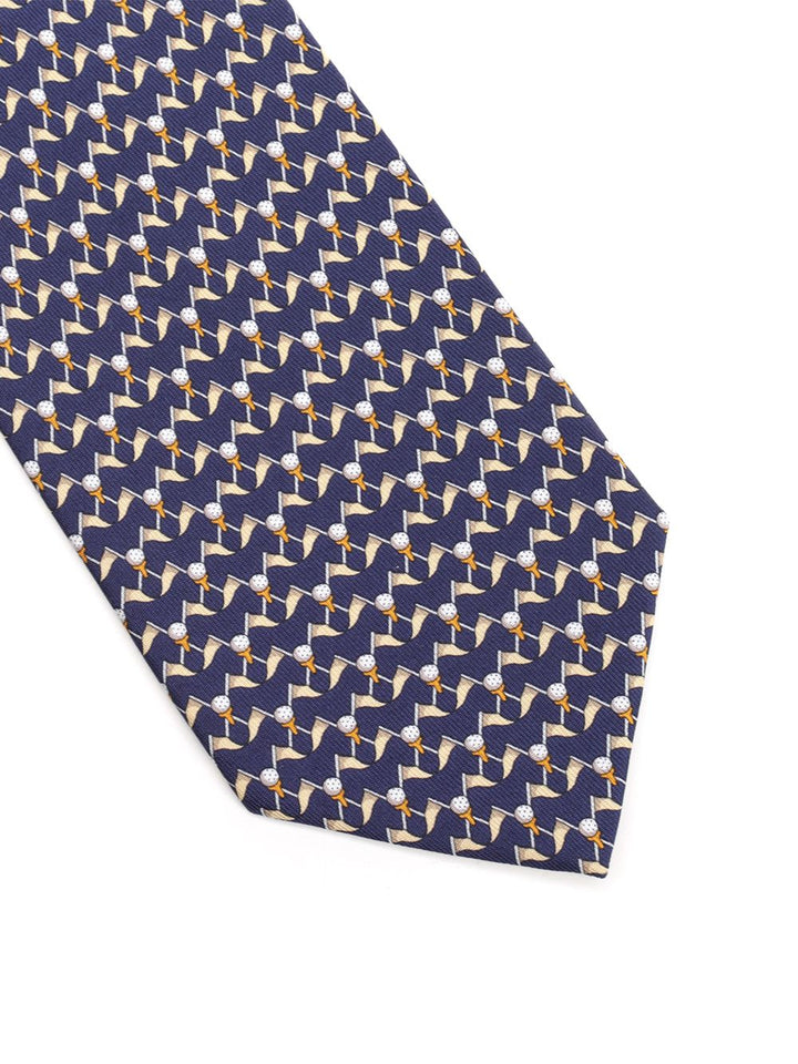 Ferragamo Club Tie Ties And Bow Ties - Blue | 9dc1de1e44bc72b1d9743fbd7a931460dfbb6755