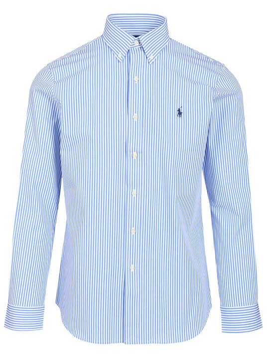 Striped Shirt Shirts Light Blue
