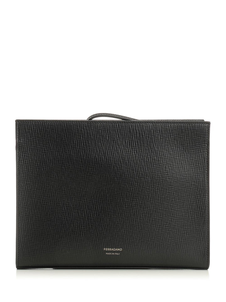 Ferragamo Gancini Pouch Small leather goods - Black | 82d3a1e880b0a30cb3564f496643f19f8d88821e