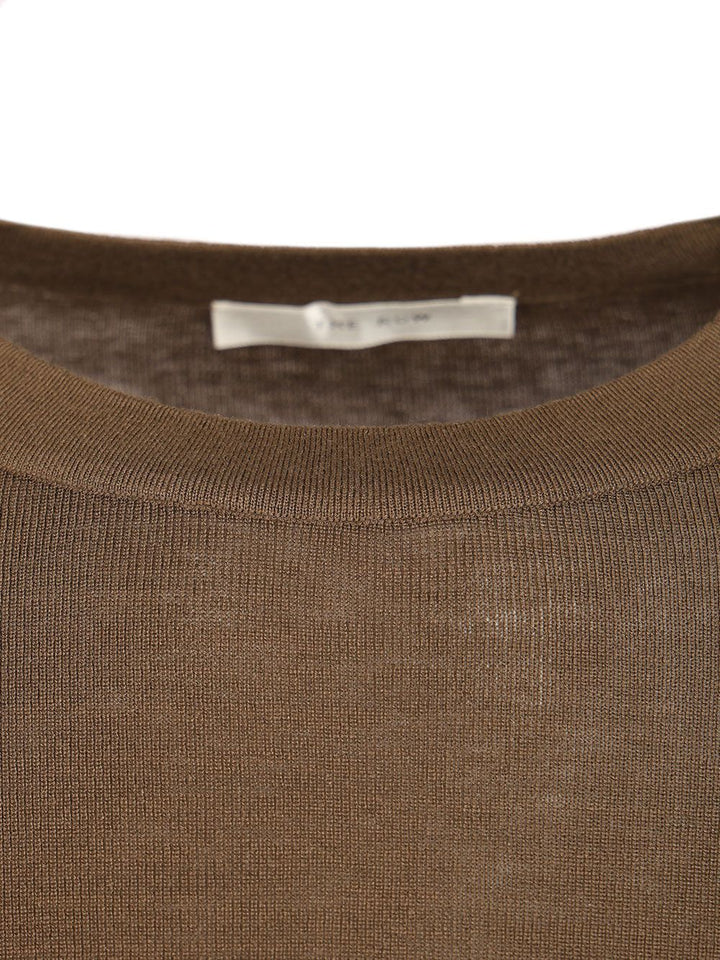 The Row Ozzi Top Knitwear - Brown | 911fbf8f26f4dfc978790f9f79689bcdcdab50b0