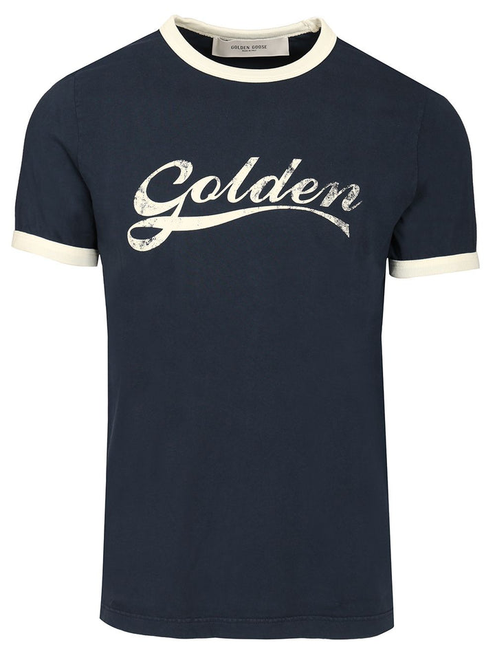 Golden Goose Deluxe Brand Journey T-Shirt - Blue | b08e68f896bdfa039a90c55ff276e4766c2844b9
