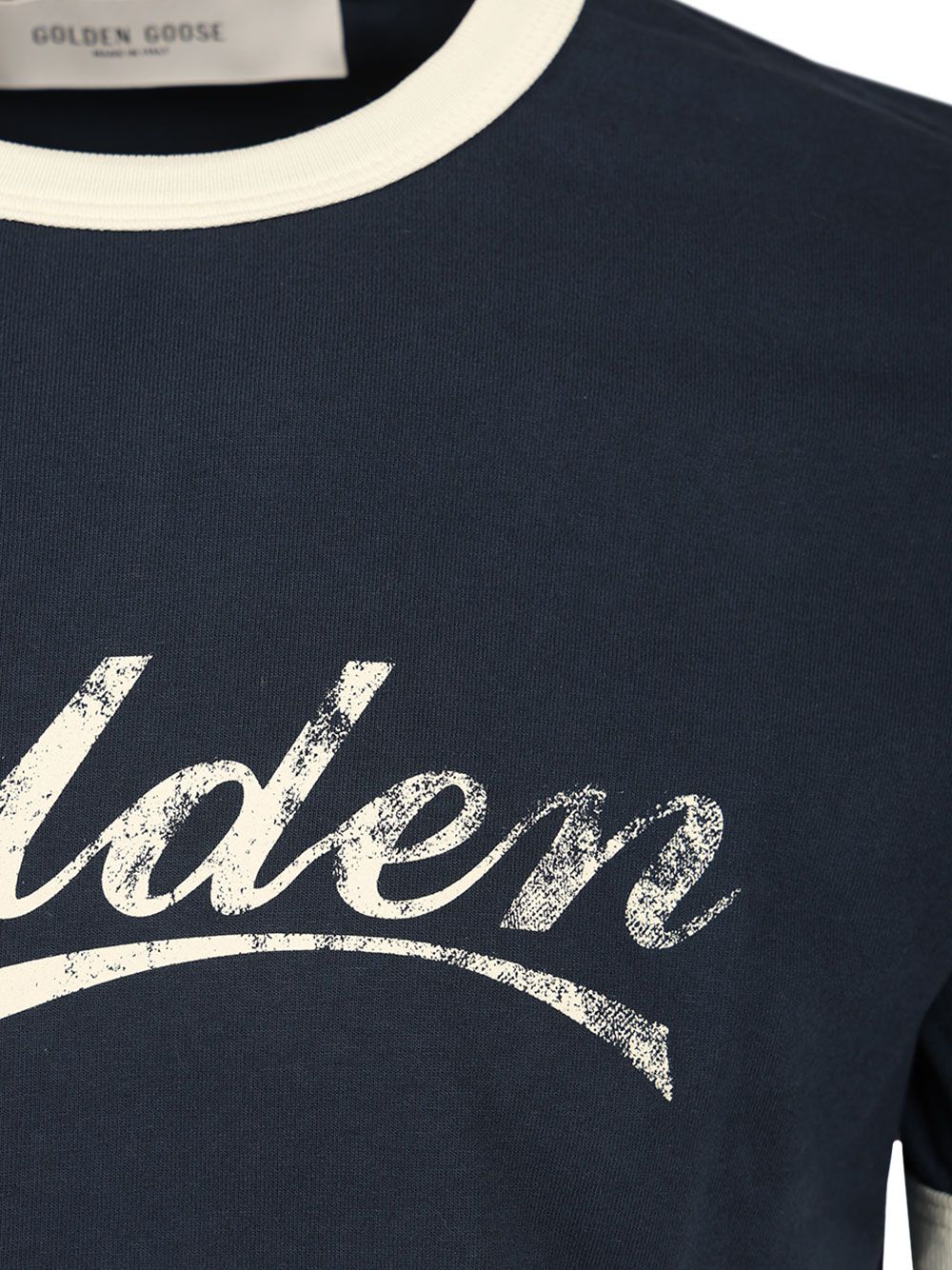 Golden Goose Deluxe Brand Journey T-Shirt - Blue | f910f0ac7ffed3270f2bea35f81258dd1aa90f1f