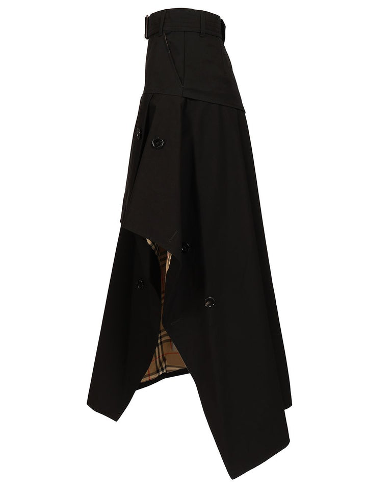 Burberry Asymmetrical Trench Skirt Skirts - Black | 2afb8ebb4f654f653739b13c09d6529300f9454d