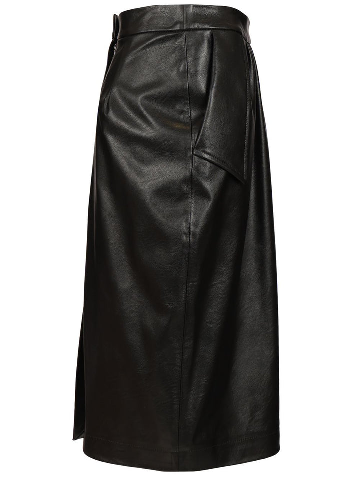 Stella Mccartney Altermat Midi Skirt Skirts - Black | 4def394f373a308491dbeea9cd332ead309b06d8