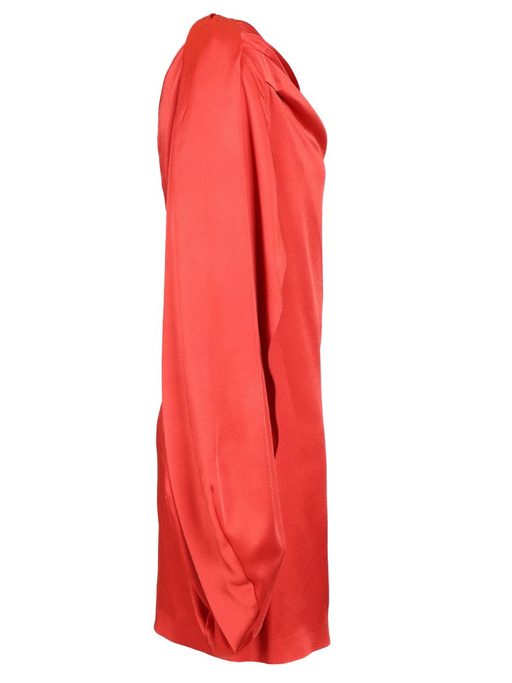 Stella Mccartney Satin Dresses - Red | 11186c8bd62758b5bcfa5f766af2732a350a63db